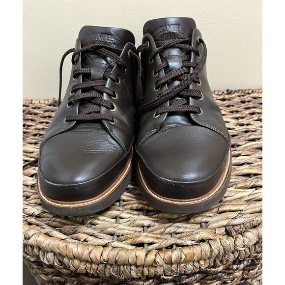 Samuel Hubbard Brown Leather Mens Shoes Shoes Vibram Sole 10.5 ( No Sole main image 6